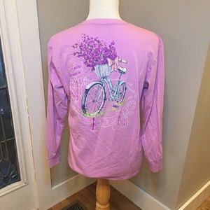 Lauren James purple long sleeve shirt